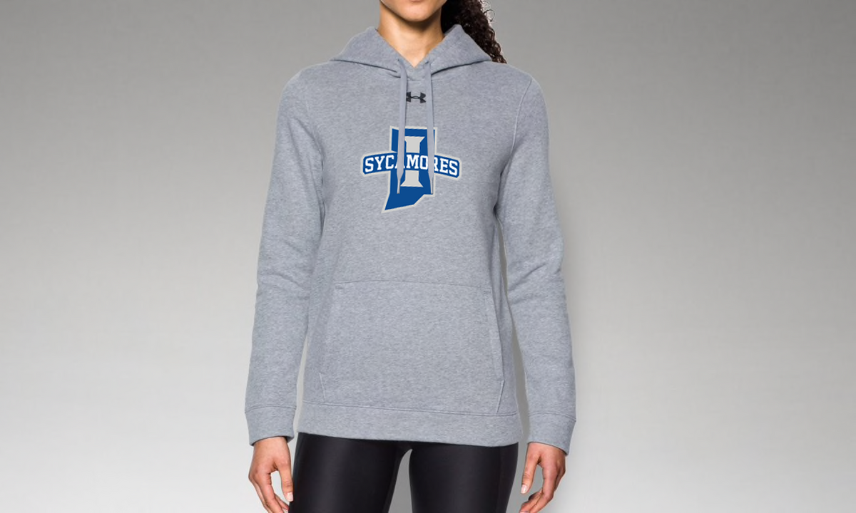 New Sycamores Women's UA Rival Fleece Hoody – Indiana State