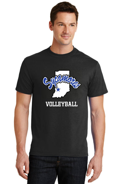 Port & Company® Sycamores Volleyball Core Blend Tee