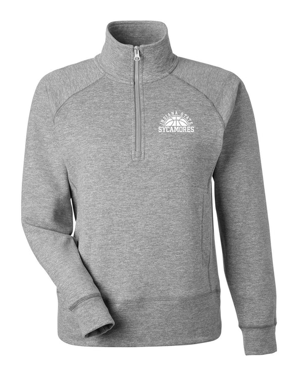 Women's Fleece Quarter Zip - Indiana State Basketball