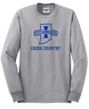 Jerzees - Dri-Power 50/50 Cotton/Poly Long Sleeve T-Shirt- Cross Country