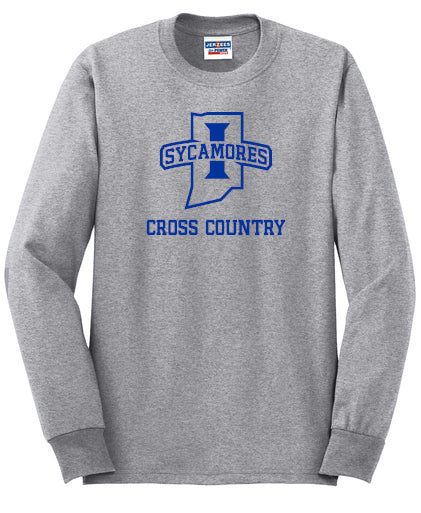 Jerzees - Dri-Power 50/50 Cotton/Poly Long Sleeve T-Shirt- Cross Country