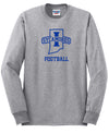 Jerzees - Dri-Power 50/50 Cotton/Poly Long Sleeve T-Shirt- Football