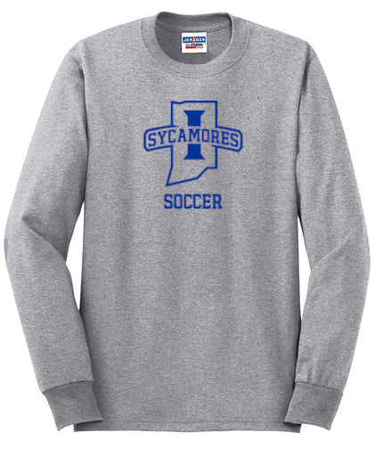 Jerzees - Dri-Power 50/50 Cotton/Poly Long Sleeve T-Shirt- Soccer