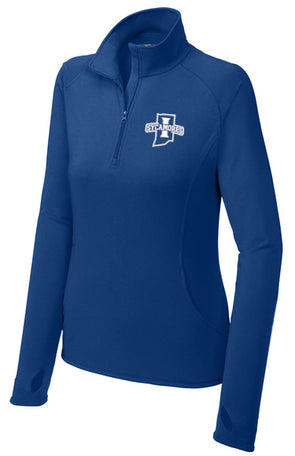 Sport-Tek® Women's Sport-Wick® Stretch 1/4-Zip Pullover