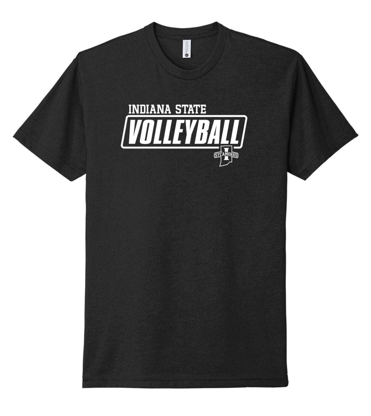 Next Level® Unisex Big Text Tee - Volleyball – Indiana State