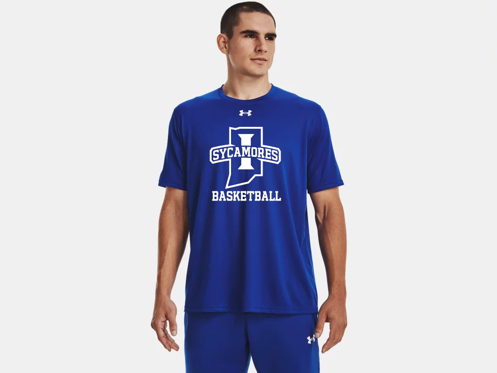Men's Primary Basketball Under Armour® Tech Tee – Indiana State Men's Primary Basketball Under Armour® Tech Tee – Indiana State