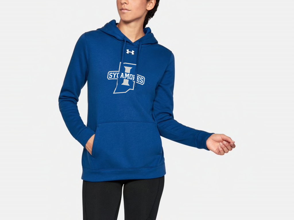 New Sycamores Women's UA Rival Fleece Hoody – Indiana State Sycamores Store