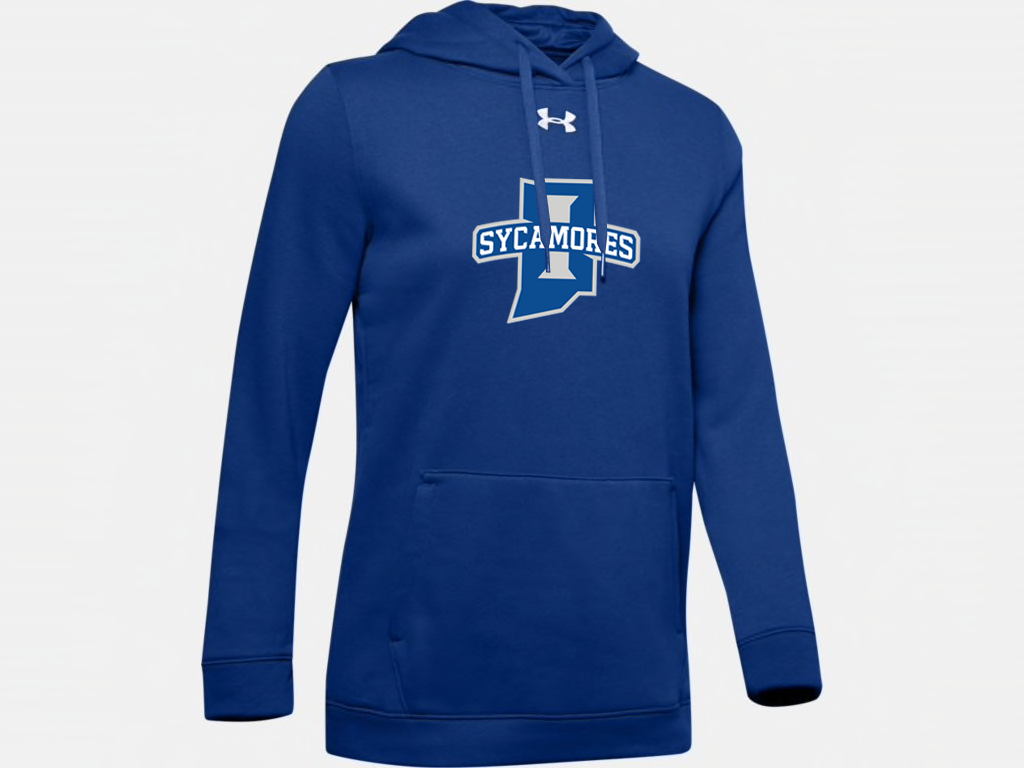 Indiana State Football Women's Under Armour Rival Fleece Hoody
