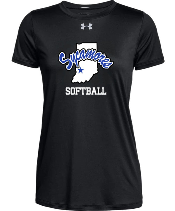 Women's Indiana State Sycamores Softball Under Armour® Locker Tee 2.0