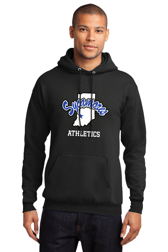 Port & Company® Sycamores Athletics Essential Fleece Hooded Sweatshirt