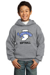 Port & Company® Youth Sycamores Softball Core Fleece Hooded Sweatshirt