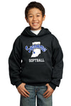 Port & Company® Youth Sycamores Softball Core Fleece Hooded Sweatshirt