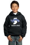 Port & Company® Youth Sycamores Track & Field Core Fleece Hooded Sweatshirt